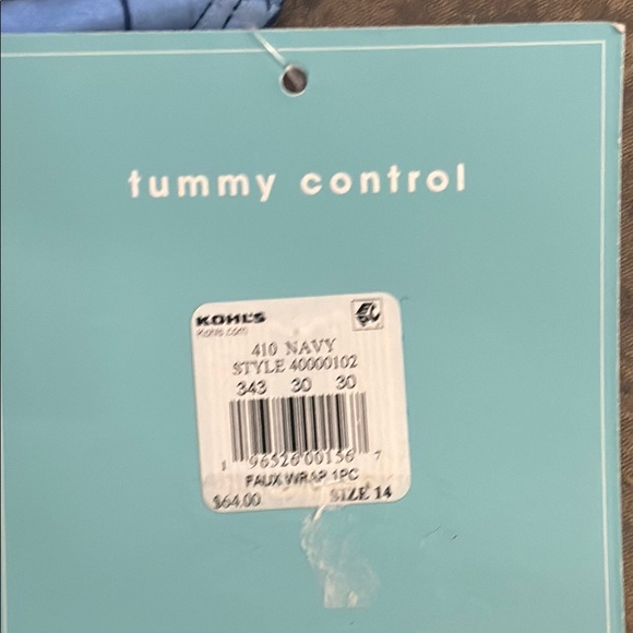 NWT Bal Harbour Tummy Control One Piece Swimsuit 14 - Picture 8 of 10